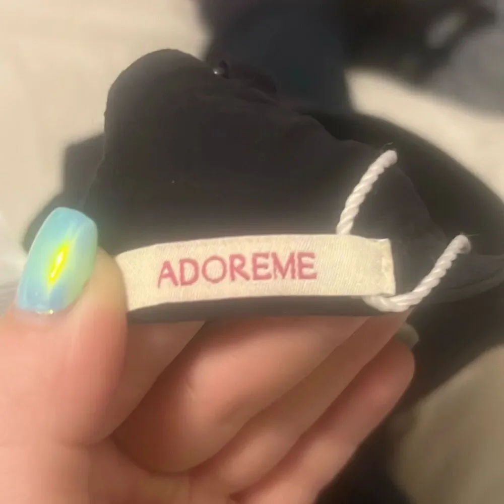 ✨Adore Me Valory Lightly Lined Plunge Black Sz 32DDD Bra✨